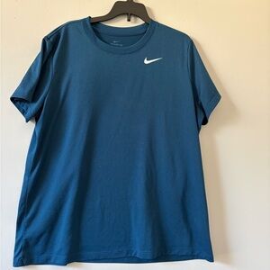 Nike Men's Dri-Fit Teal Short Sleeve Tee